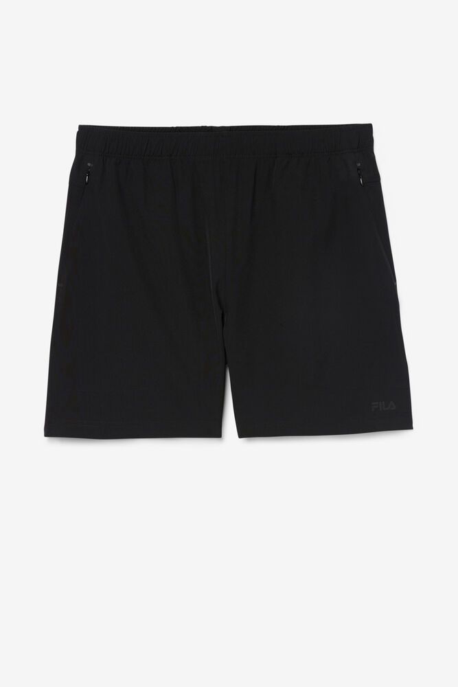 Fila Shorts Finula Mens Black - India DPG-748093